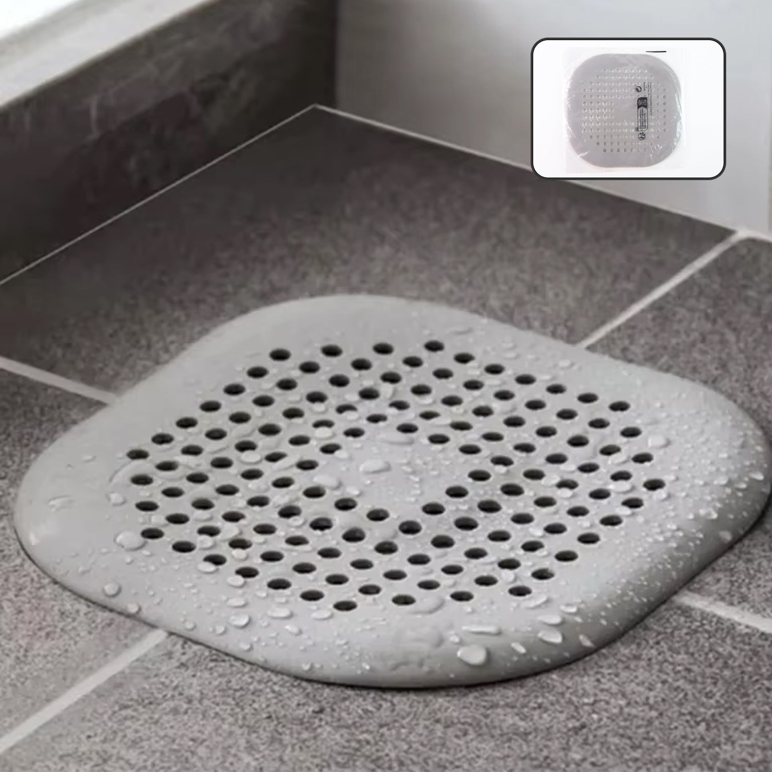 Flexible Silicone Drain Cover Strainer (1 Pc) Flexible Silicone Drain Cover Strainer (1 Pc)